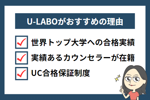 U-LABOがおすすめの理由