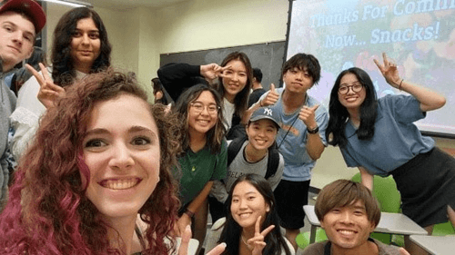 英語を通した学生同士の交流