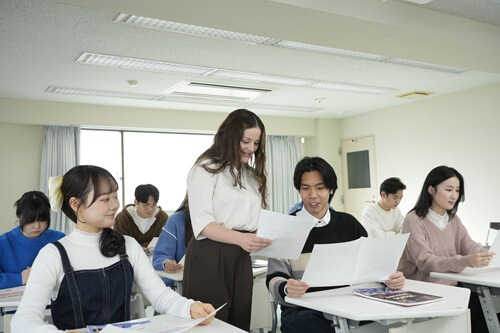 早稲田外語専門学校 授業の様子